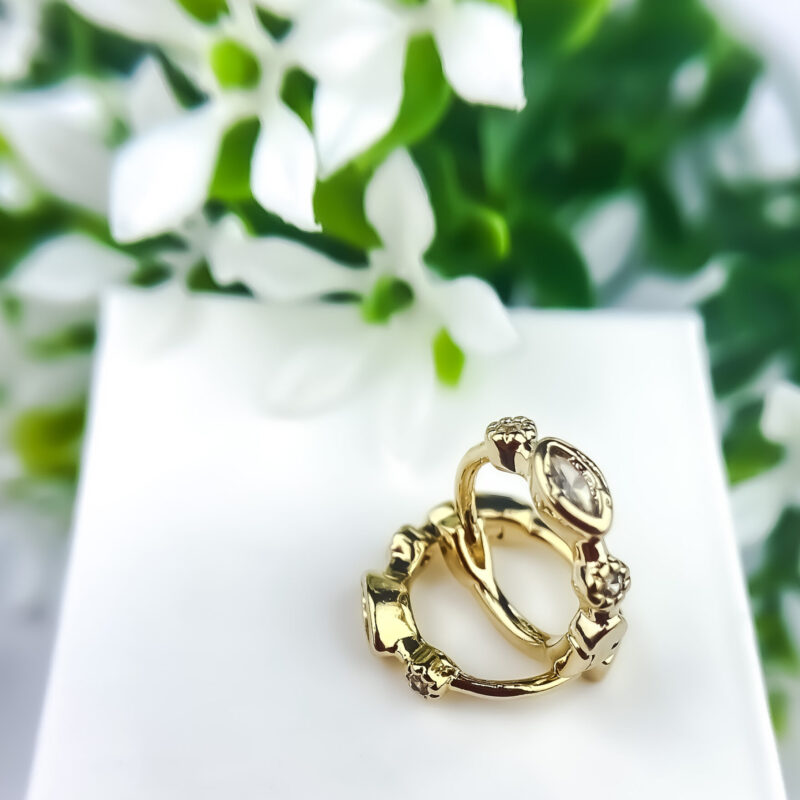 Brinco Elegância Argola Clássica