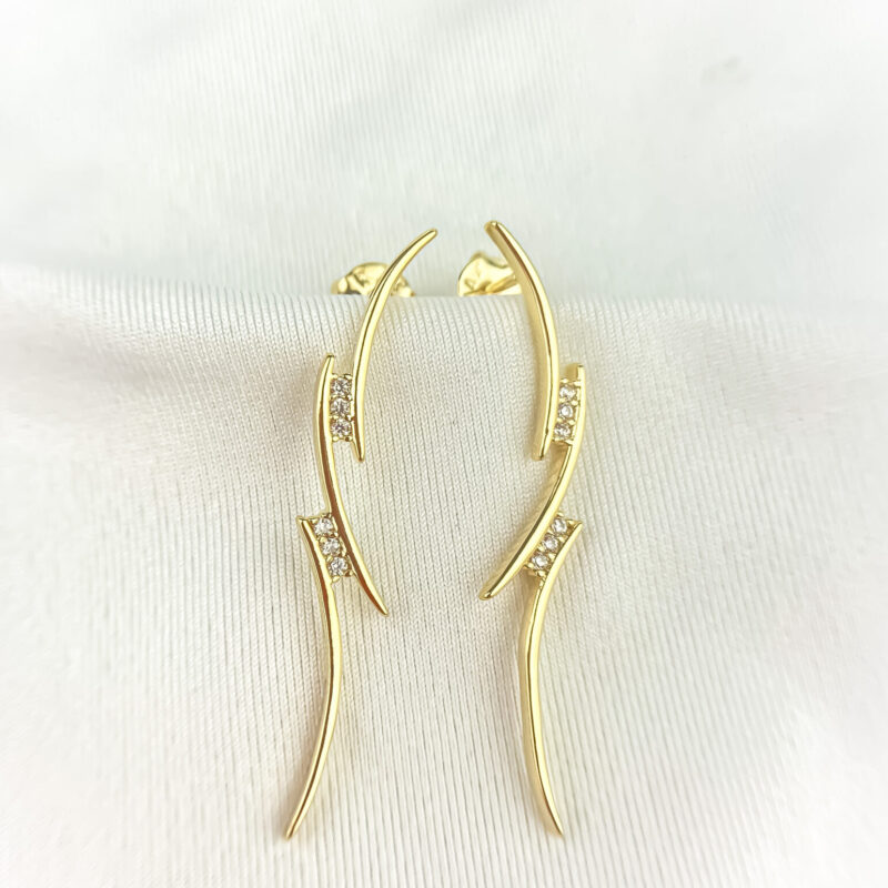 Brinco Sopro Dourado