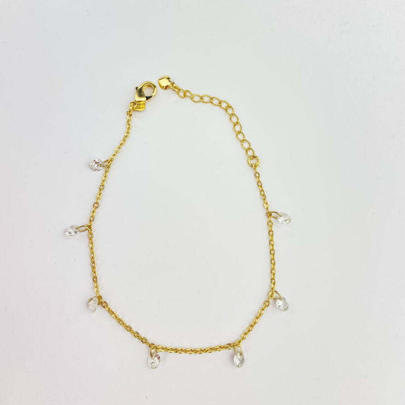 Pulseira Delicada Cristalina