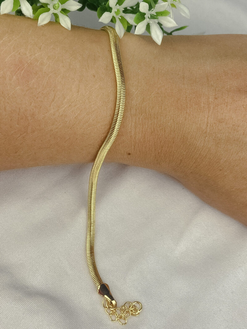 Pulseira Fio de Ouro Serpentina - Image 3