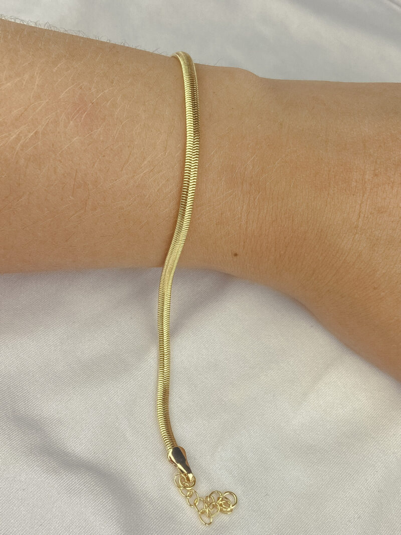 Pulseira Fio de Ouro Serpentina - Image 4