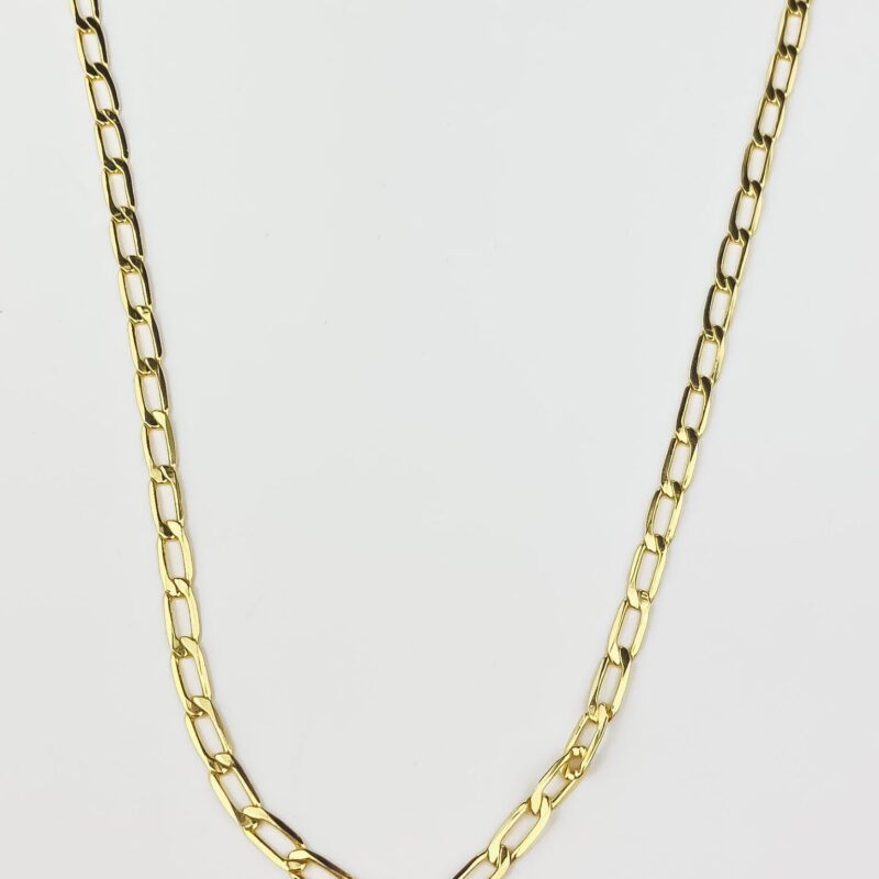 Corrente Masculina Elo Cartier Banhado a Ouro