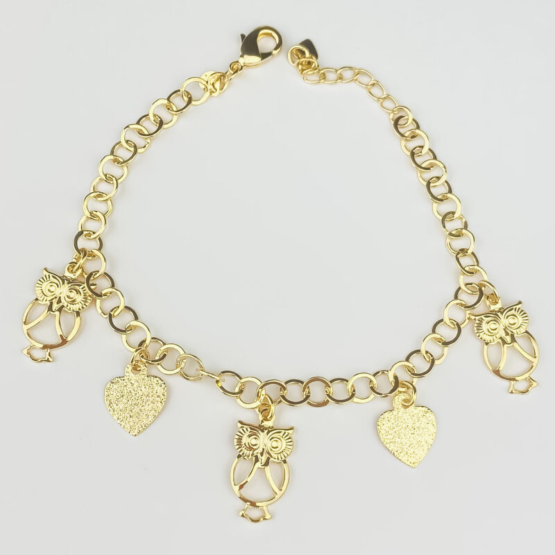 Pulseira Encantos de Coruja