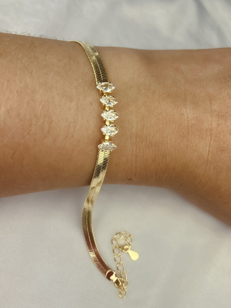 Pulseira Grumet com Detalhe de Zircônias - Image 5