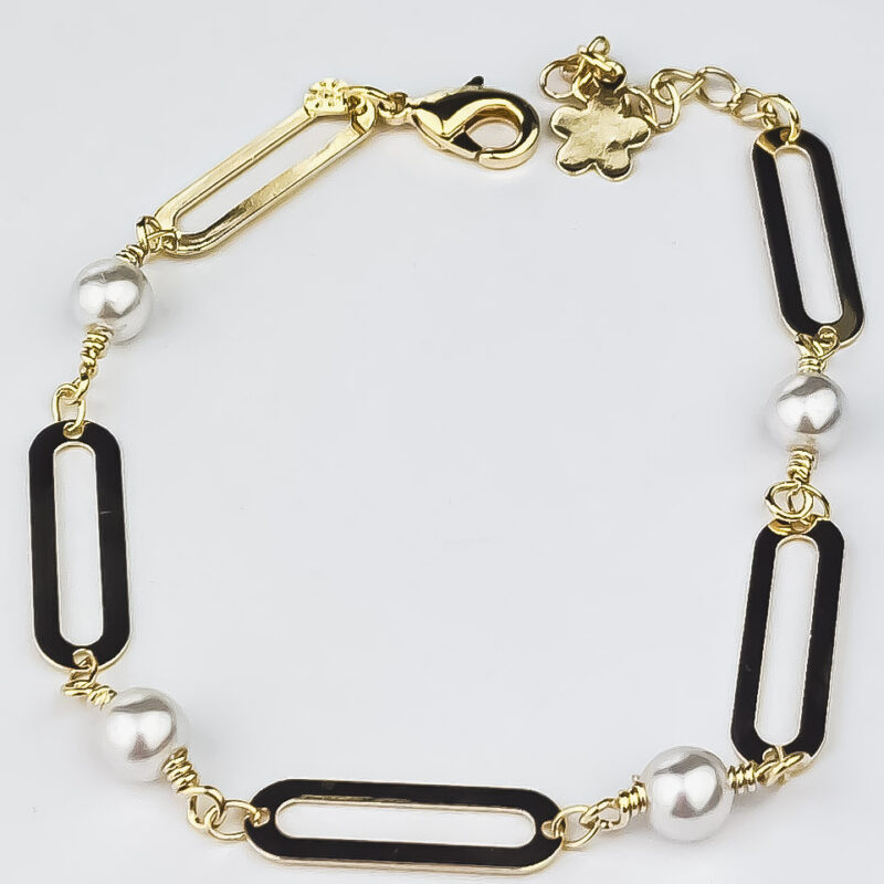 Pulseira Geometria Pérola