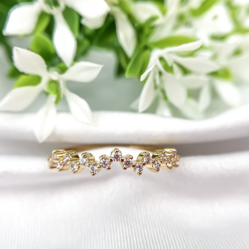 Anel Delicadeza Zircônias